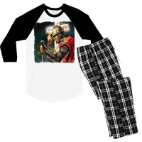 Crusader Knight Usyk Champion Men's 3/4 Sleeve Pajama Set | Artistshot