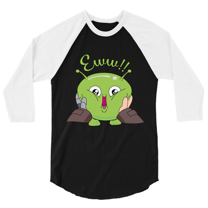 Trending Eww! Mooncake Final Space 3/4 Sleeve Shirt | Artistshot