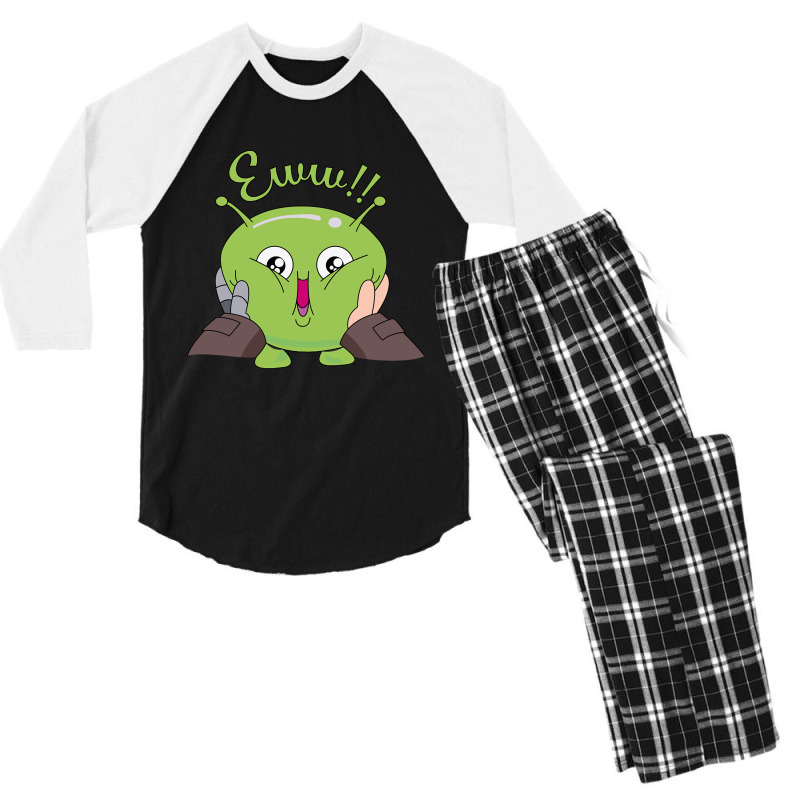 Trending Eww! Mooncake Final Space Men's 3/4 Sleeve Pajama Set | Artistshot