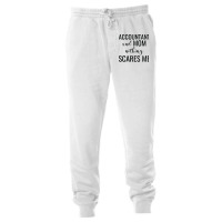 Accountant And Mom Nothing Scares Me Red Unisex Jogger | Artistshot