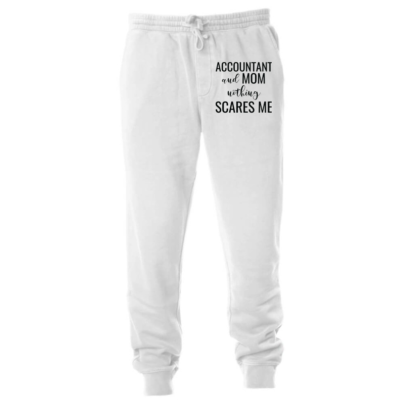 Accountant And Mom Nothing Scares Me Red Unisex Jogger | Artistshot