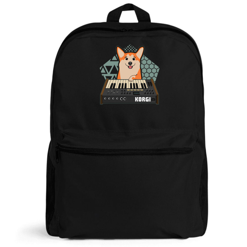 Funny Synthesizer Fan Korgi Corgi Dog Lover Backpack | Artistshot