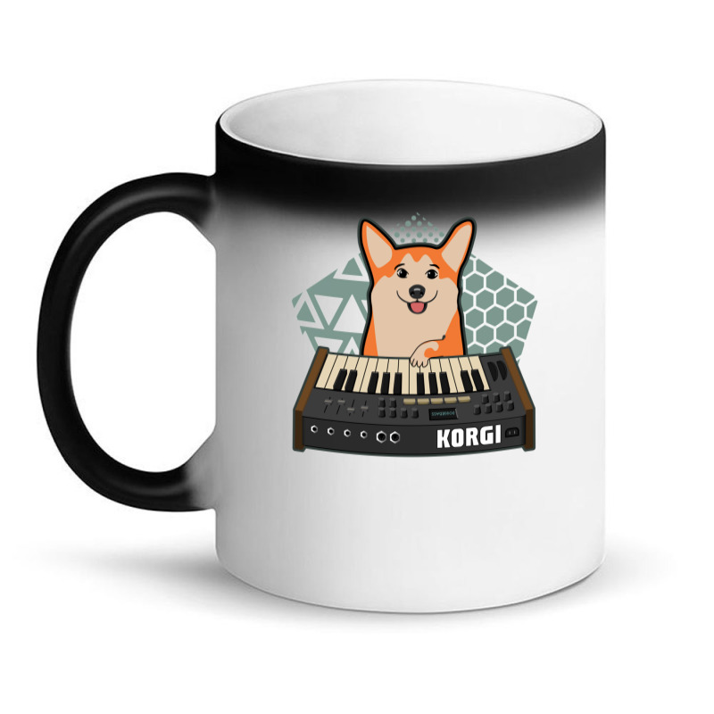 Funny Synthesizer Fan Korgi Corgi Dog Lover Magic Mug | Artistshot