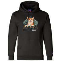 Funny Synthesizer Fan Korgi Corgi Dog Lover Champion Hoodie | Artistshot