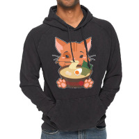 Japanese T  Shirt Anime Cute Cat Japanese Ramen Noodles Kawaii Gift De Vintage Hoodie | Artistshot