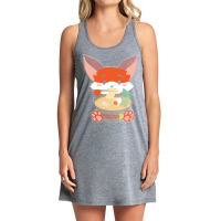 Japanese T  Shirt Anime Cute Fox Japanese Ramen Noodles Kawaii Gift Pr Tank Dress | Artistshot