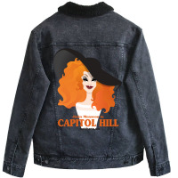 Jinkx Monsoon In Capitol Hill 1 Unisex Sherpa-lined Denim Jacket | Artistshot