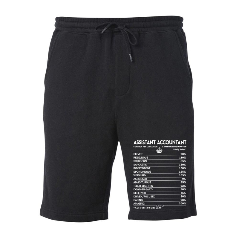 Assistant Accountant T  Assistant Accountant Factors Daily Gift Item T Fleece Short | Artistshot