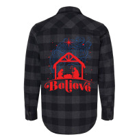 Believe In Christmas Flannel Shirt | Artistshot