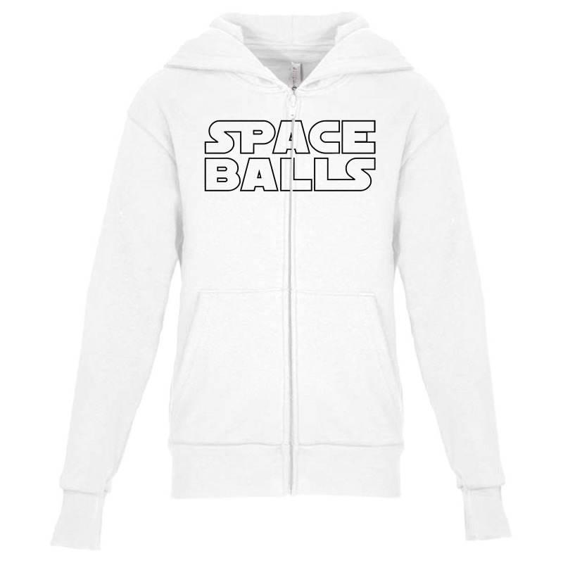 Space Balls Black Youth Zipper Hoodie by kangenband43 | Artistshot