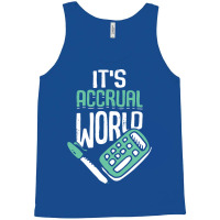 Its Accrual World Accounting Accountant Cpa Gift Stars Tank Top | Artistshot