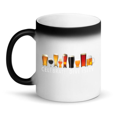 Celebrate Diversity Craft Beer Celebrate Diversity Craft Beer Drinking Magic Mug Designed By Roger K