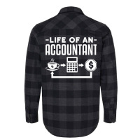 Cpa  Life Of An Accountant Blue Flannel Shirt | Artistshot