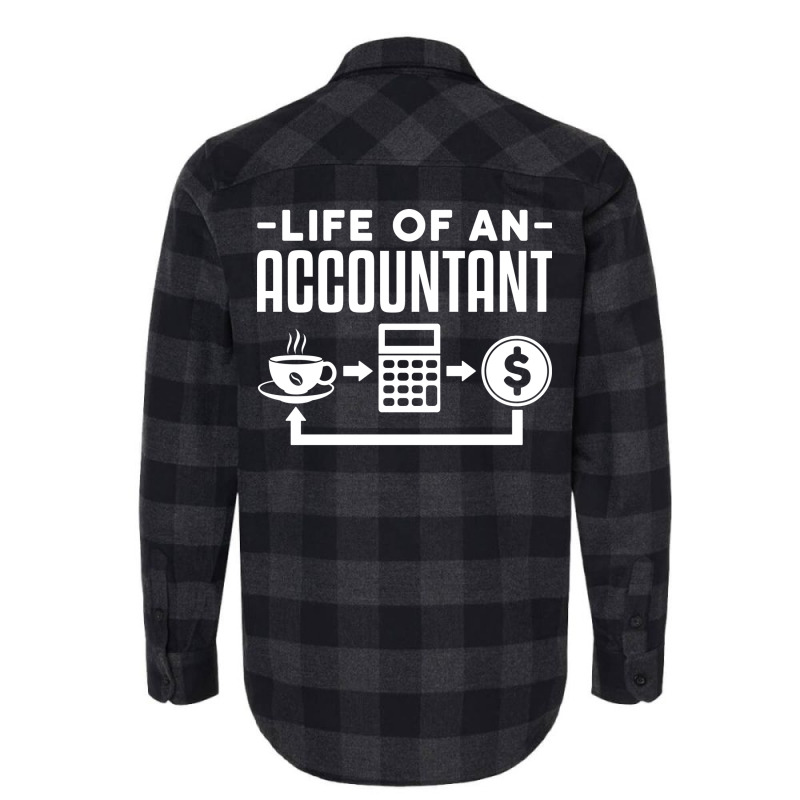 Cpa  Life Of An Accountant Blue Flannel Shirt by tanuskrego | Artistshot