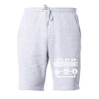 Cpa  Life Of An Accountant Blue Fleece Short | Artistshot