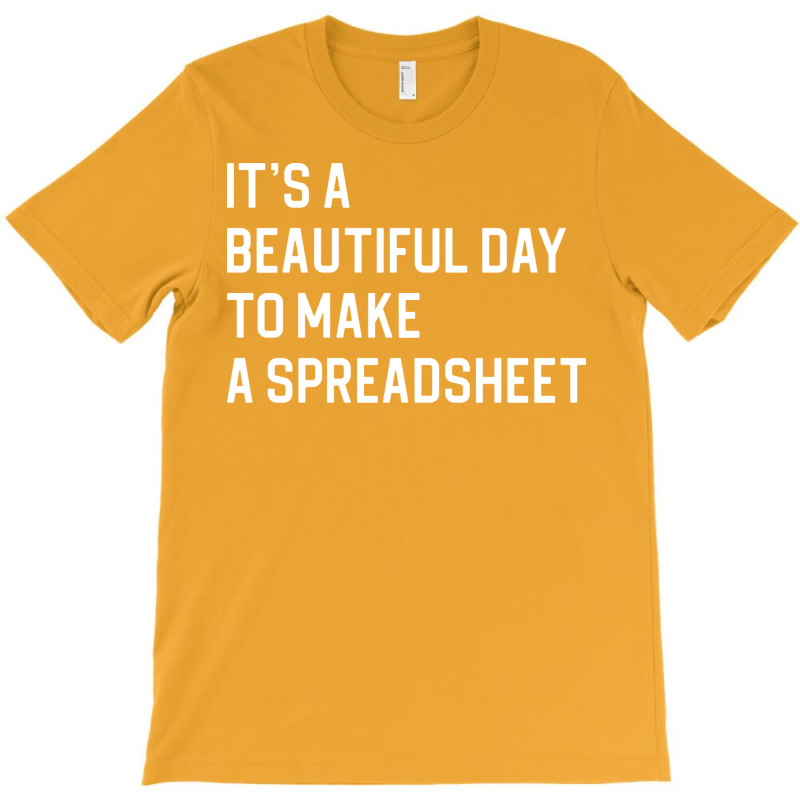 Funny Accountant Gift Officer Worker Gift Its A Beautiful Day To Make T-shirt | Artistshot