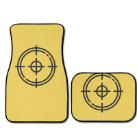 Target Shooting Hippie Full Set Car Mats | Artistshot