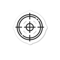 Target Shooting Hippie Sticker | Artistshot