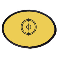 Target Shooting Hippie Oval Patch | Artistshot