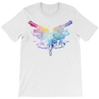 Two Revolvers And Roses Watercolor T-shirt | Artistshot