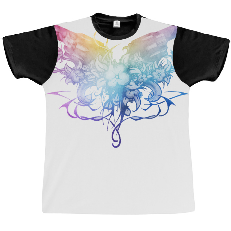 Two Revolvers And Roses Watercolor Graphic T-shirt | Artistshot