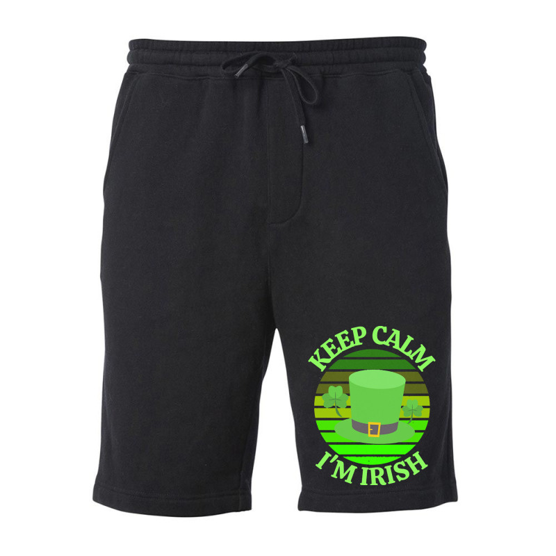 Keep Calm Im Irish T  Shirtkeep Calm I’m Irish T  Shirt (4) Fleece Short | Artistshot