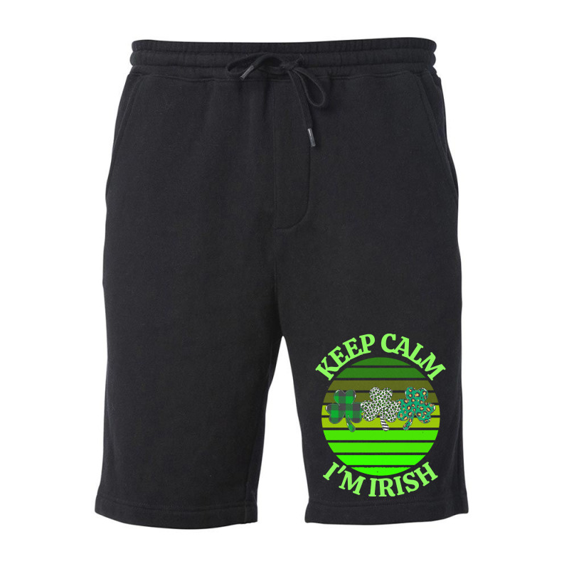 Keep Calm Im Irish T  Shirtkeep Calm I’m Irish T  Shirt (7) Fleece Short | Artistshot