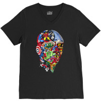 Heroic Mind V-neck Tee | Artistshot