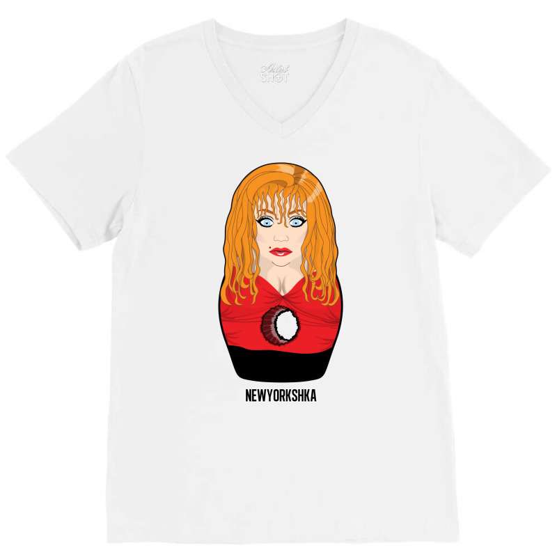 Death Becomes Her   Goldie Hawn Doll V-neck Tee | Artistshot