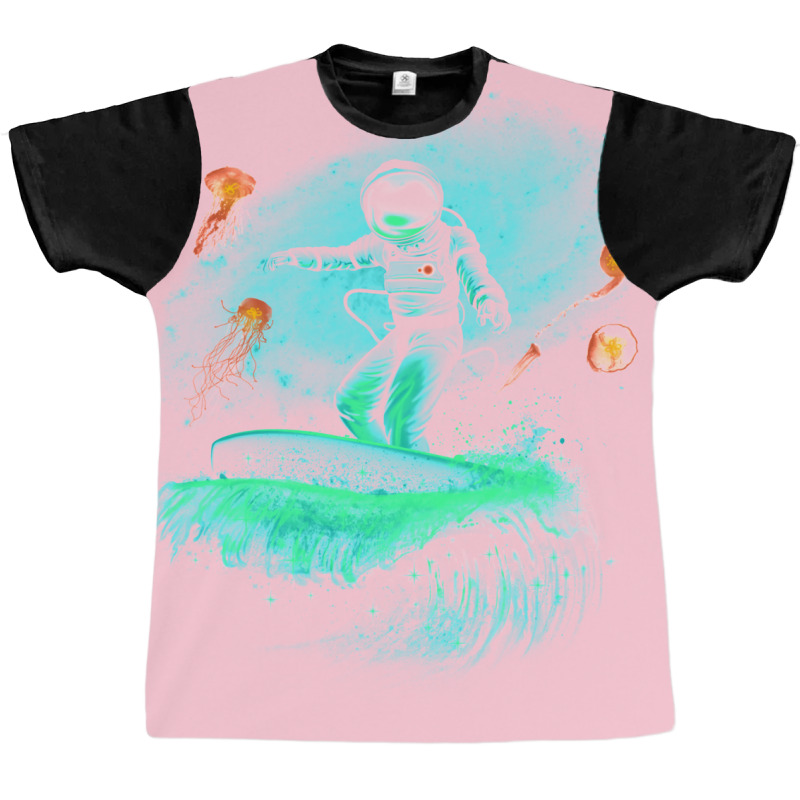 Space Surfer Graphic T-shirt | Artistshot