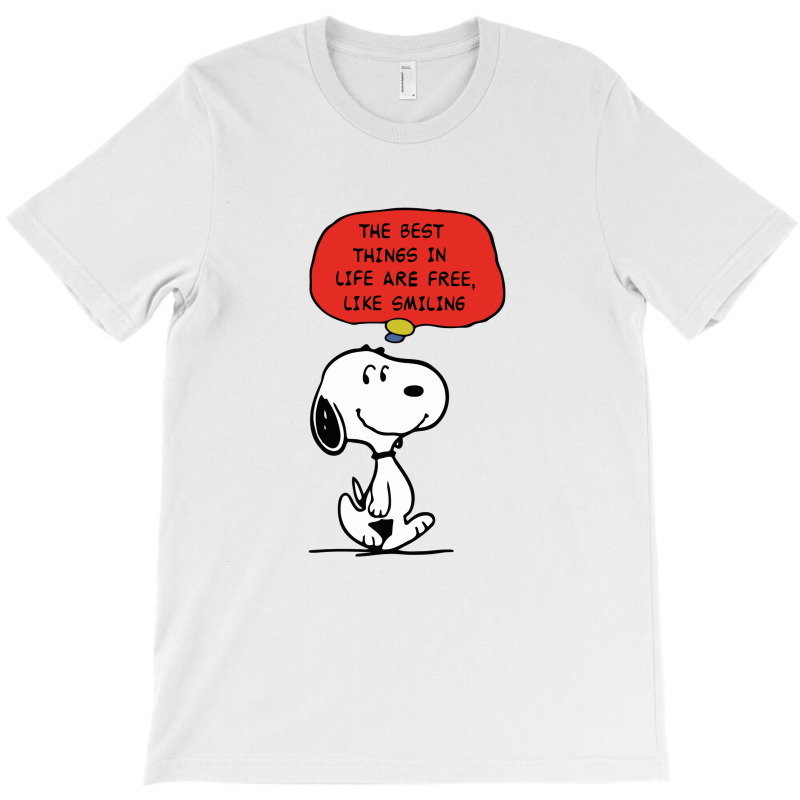 Peanuts Best Things In Life Are Free T-shirt | Artistshot