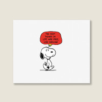 Peanuts Best Things In Life Are Free Landscape Canvas Print | Artistshot