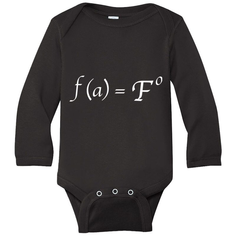 Fafo Math Equation Long Sleeve T Shirt Long Sleeve Baby Bodysuit by aiiluurosy | Artistshot