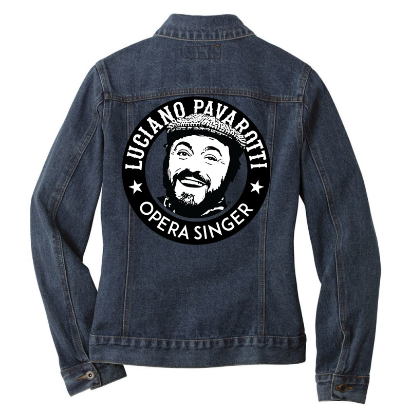 Pavarotti Ladies Denim Jacket | Artistshot