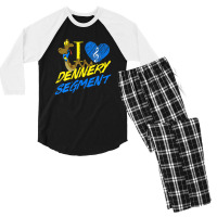 I Love Dennery Segment - Saint Lucia Music Custom Design Men's 3/4 Sleeve Pajama Set | Artistshot