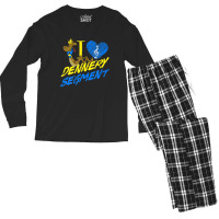 I Love Dennery Segment - Saint Lucia Music Custom Design Men's Long Sleeve Pajama Set | Artistshot