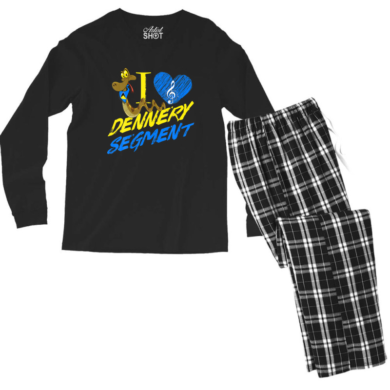 I Love Dennery Segment - Saint Lucia Music Custom Design Men's Long Sleeve Pajama Set by kyndtspenkoo | Artistshot