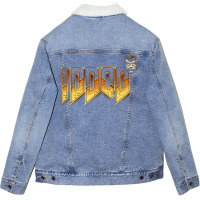 Iddqd God Mode 2 Unisex Sherpa-lined Denim Jacket | Artistshot