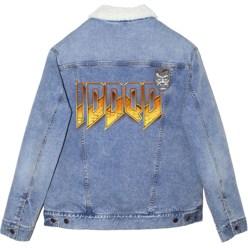 Iddqd God Mode 2 Unisex Sherpa-Lined Denim Jacket by smorvyayidinl | Artistshot