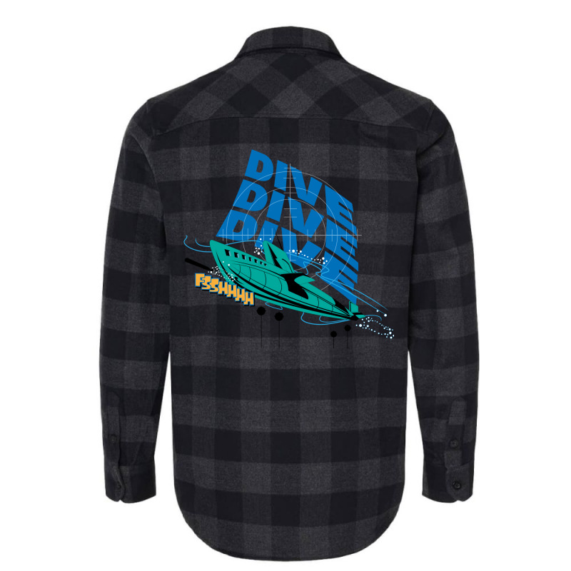 Dive! Dive! Dive! Flannel Shirt | Artistshot