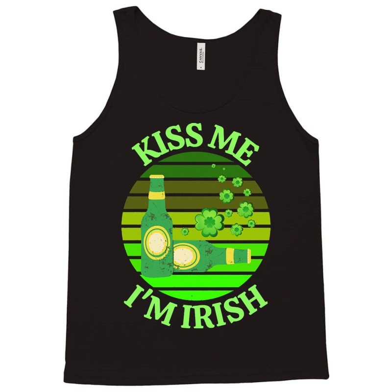 Kiss Me Im Irish T  Shirtkiss Me I’m Irish T  Shirt (6) Tank Top | Artistshot