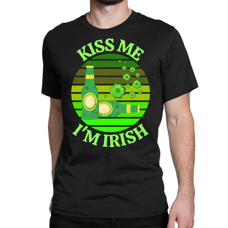 Kiss Me Im Irish T  Shirtkiss Me I’m Irish T  Shirt (6) Classic T-shirt | Artistshot