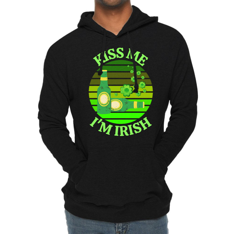 Kiss Me Im Irish T  Shirtkiss Me I’m Irish T  Shirt (6) Lightweight Hoodie | Artistshot