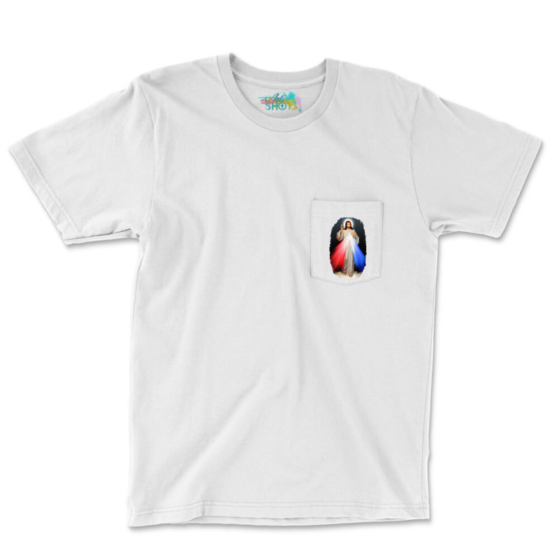 Divine Mercy Pocket T-shirt | Artistshot