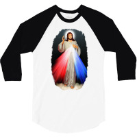 Divine Mercy 3/4 Sleeve Shirt | Artistshot