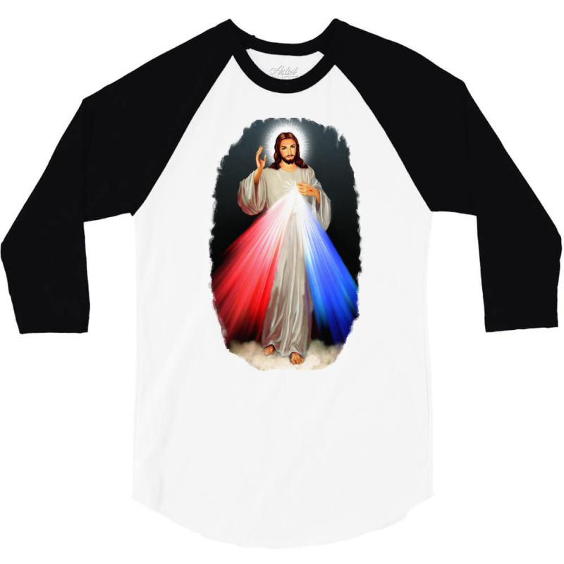 Divine Mercy 3/4 Sleeve Shirt | Artistshot