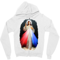 Divine Mercy Zipper Hoodie | Artistshot