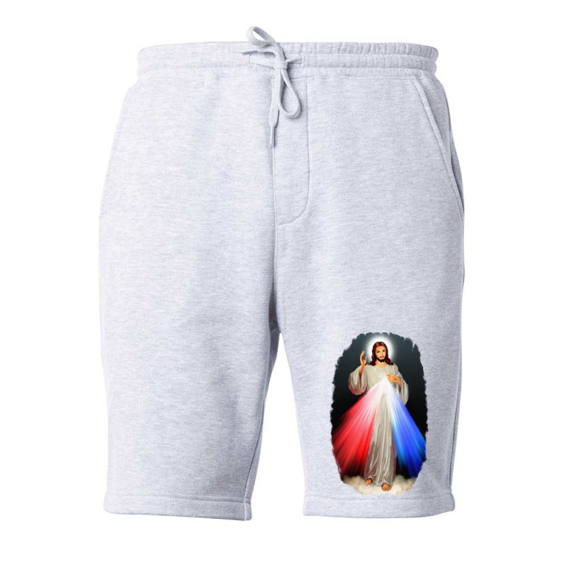 Divine Mercy Fleece Short | Artistshot