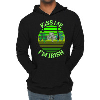 Kiss Me Im Irish T  Shirtkiss Me I’m Irish T  Shirt (8) Lightweight Hoodie | Artistshot