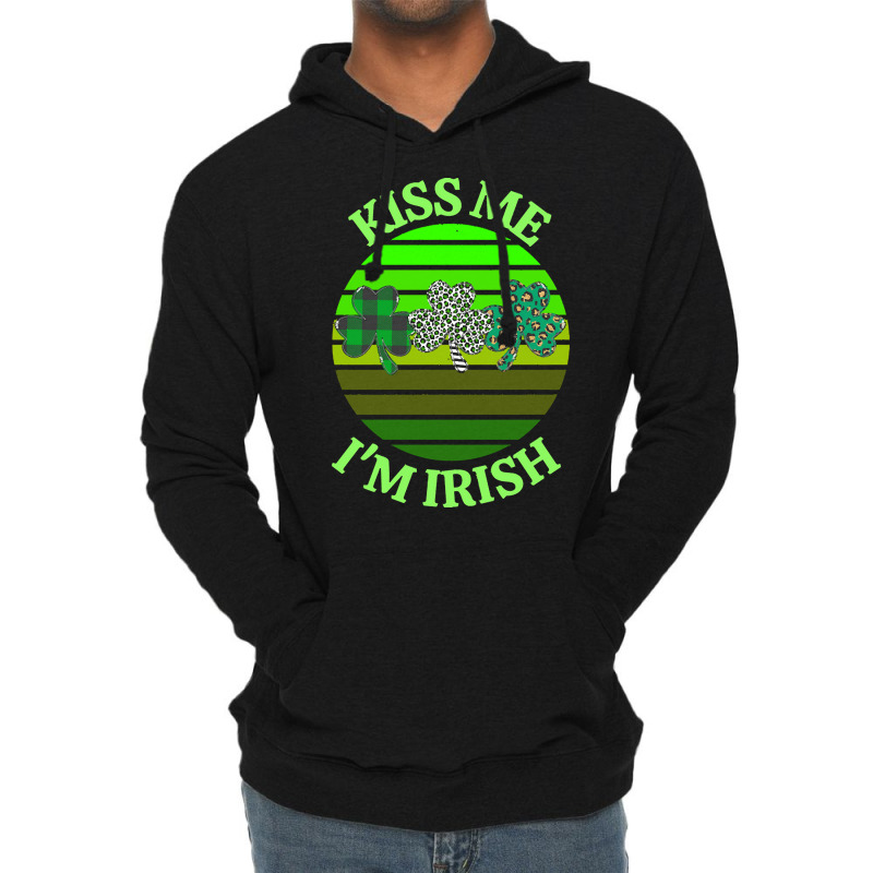 Kiss Me Im Irish T  Shirtkiss Me I’m Irish T  Shirt (8) Lightweight Hoodie | Artistshot